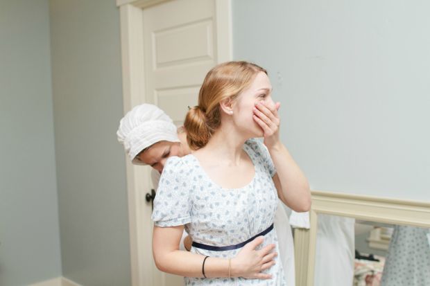 "I was put in a dress by a different sister and given a script; I was cast as Lizzie Bennet."