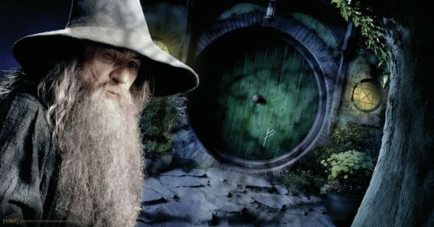 Gandalf at Bag End