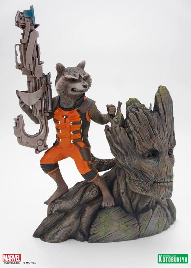 Guardians of the Galaxy Rocket Raccoon & Groot ARTFX+ Statue (1)