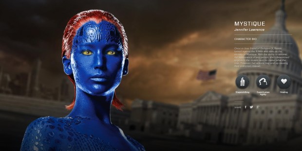 Jennifer Lawrence As Mystique