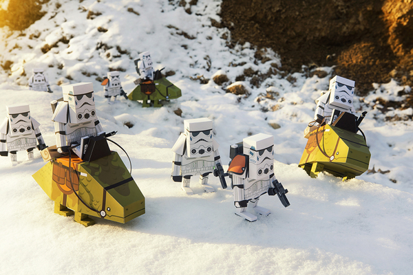 STAR WARS PAPER TOY5