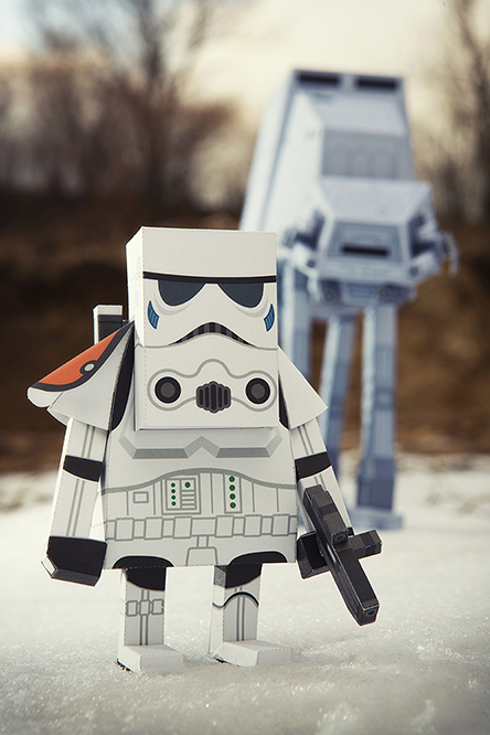 STAR WARS PAPER TOY7