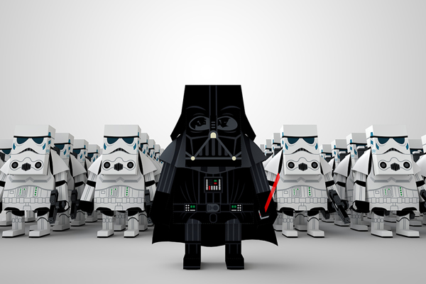 STAR WARS PAPER TOY8