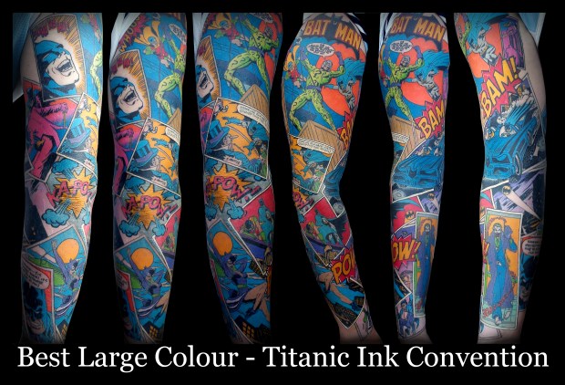 batman_comic_sleeve_by_ianinktattoo-d53kgck