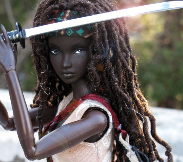 Michonne Barbie Doll by Peewee Parker
