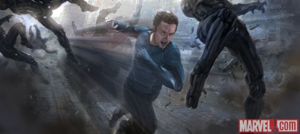 Quicksilver concept art from Marvel's Avengers Age of Ultron