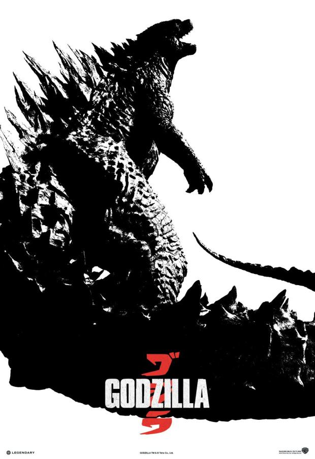 B&W Godzilla Poster