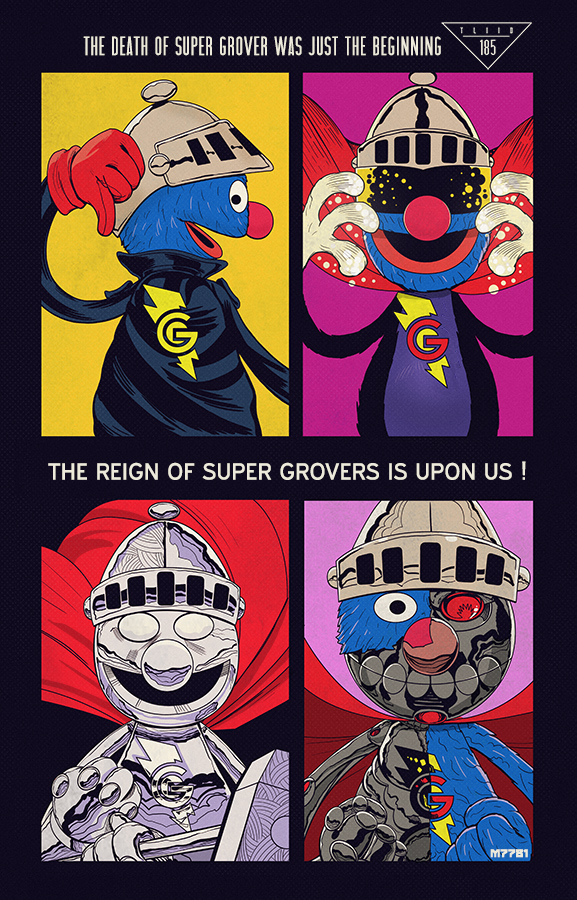 Death of Super Grover and Reign of the Super Grovers by Marco DAlfonso