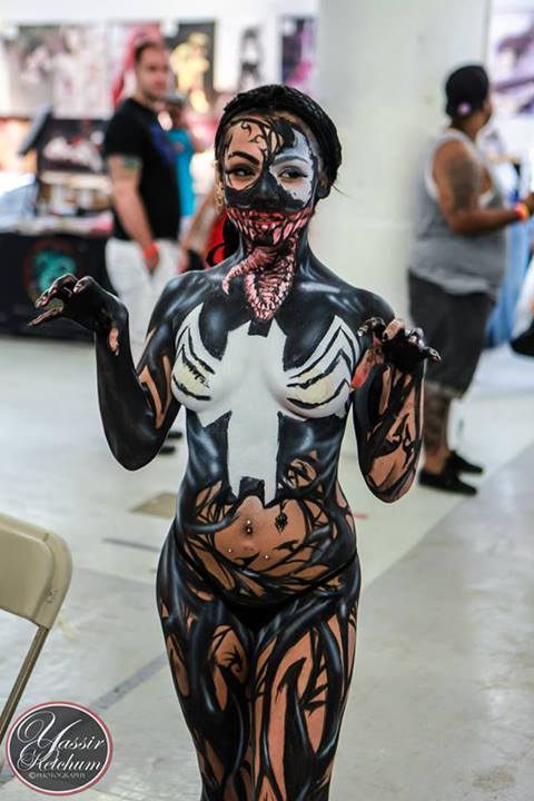 Lady Venom Full Body Paint (2)