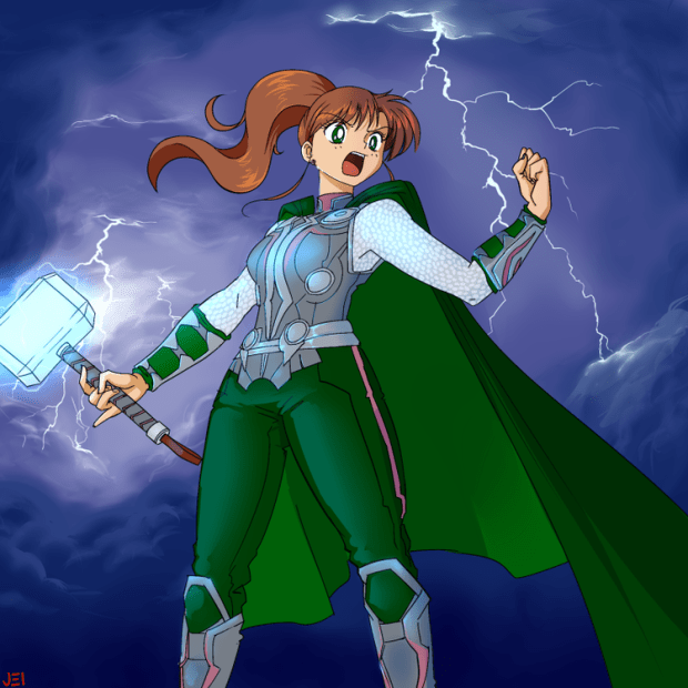 Sailor Jupiter as Thor