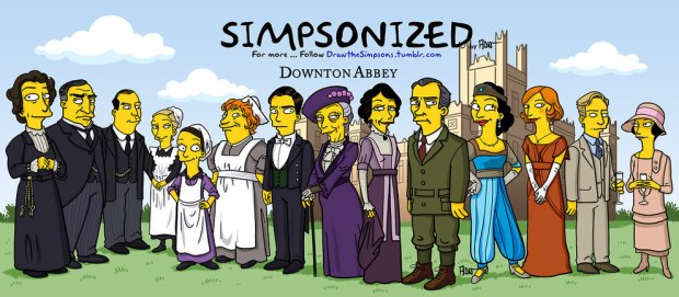 Simpsonized_Downton Abbey