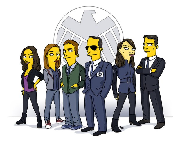 Simpsonized_Marvel's Agents of SHIELD
