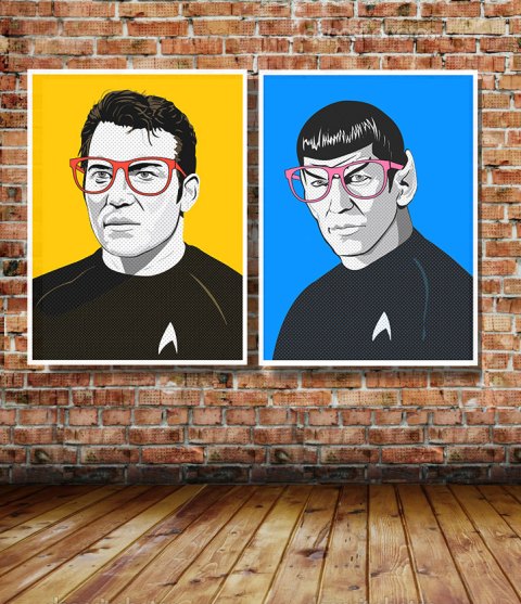 Star Trek Pop Art_Illustrated by Kevin Keeton