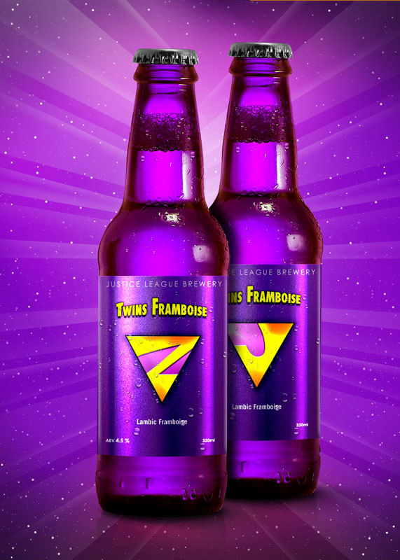 Super Hero Beers by Marcelo Rizzetto_Twins Framboise