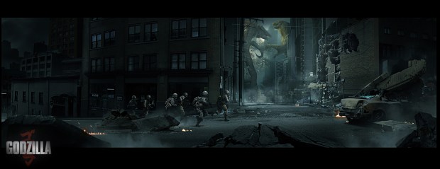 Godzilla_Concept Art by Warren Flanagan
