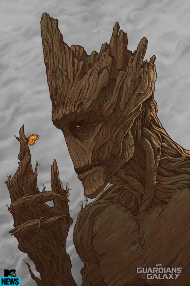 Guardians of the Galaxy_Mondo Groot Poster
