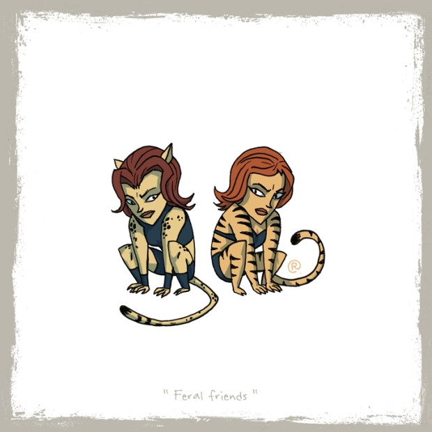 Cheetah and Tigra