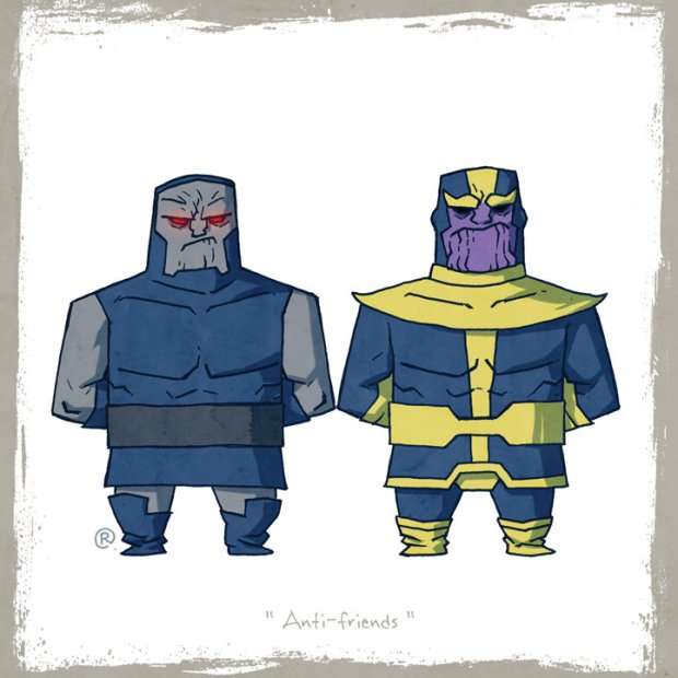 Darkseid and Thanos
