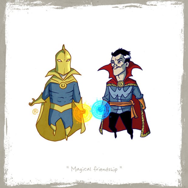 Dr.Fate and Dr.Strange