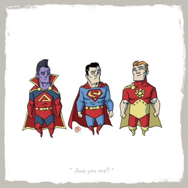 Gladiator, Superman and Hyperion