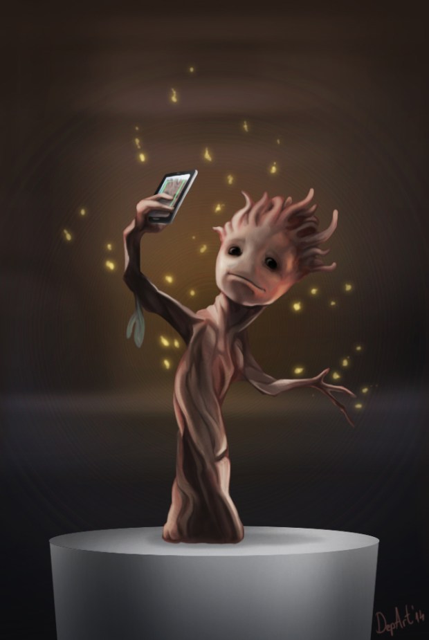 Groot Selfie by Departedpro