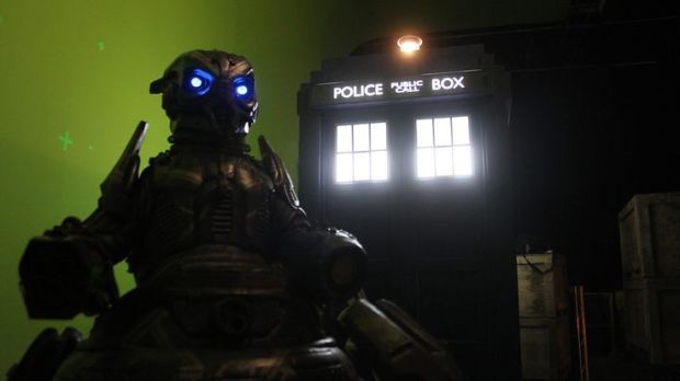 Doctor Who_Series 8_Episode 6_The Caretaker_Skovox Blitzer_BTS Still (4)