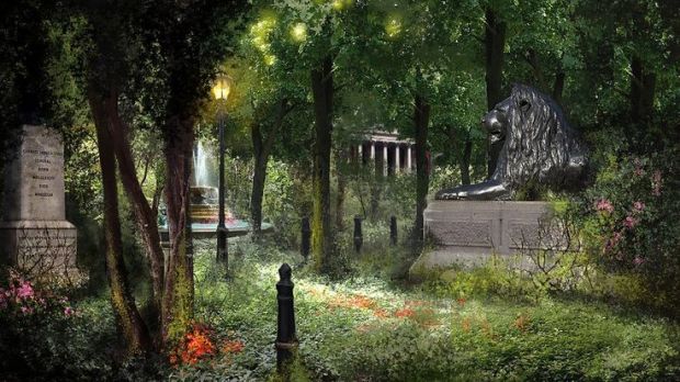 Trafalgar Square - concept art.