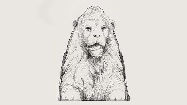 Trafalgar Square’s Landseer’s Lion - concept art.
