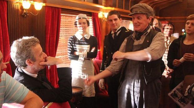 Doctor Who_Series 8_Episode 8_Mummy on the Orient Express_BTS_Behind the Scenes of the Shoot (3)