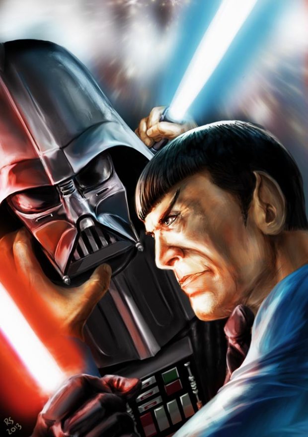 star_wars_meets_star_trek___vader_vs_spock_by_rhymesyndicate-d5trbaj
