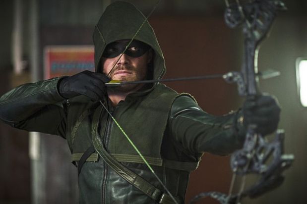 Arrow -- "Guilty" Pictured: Stephen Amell as The Arrow -- Photo: Ed Araquel/The CW -- é 2014 The CW Network, LLC. All Rights Reserved.