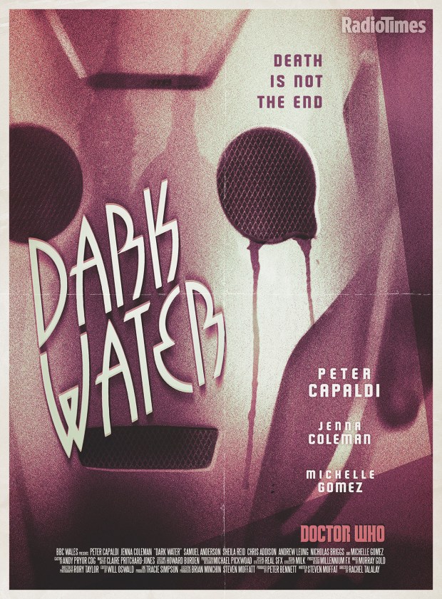 Doctor Who_Series 8_Episode 11_Dark Water_Retro Poster by Stuart Manning