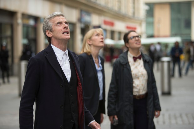 Doctor Who – Series 8 Episode 12 – Death in Heaven – PETER CAPALDI as The Doctor, JEMMA REDGRAVE as Kate Lethbridge-Stewart, INGRID OLIVER as Osgood – (c) BBC – Photo Adrian Rogers
