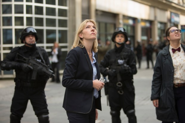 Doctor Who – Series 8 Episode 12 – Death in Heaven – JEMMA REDGRAVE as Kate Lethbridge-Stewart, INGRID OLIVER as Osgood – (c) BBC – Photo Adrian Rogers