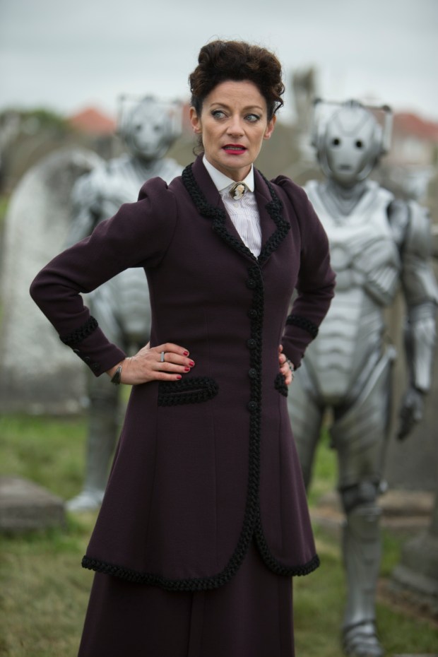 Doctor Who – Series 8 Episode 12 – Death in Heaven – MICHELLE GOMEZ as Missy and Cybermen – (c) BBC – Photo Adrian Rogers