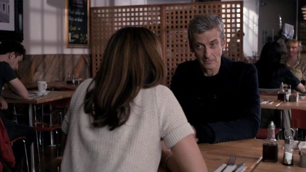 Clara and the Doctor meet up to say goodbye.