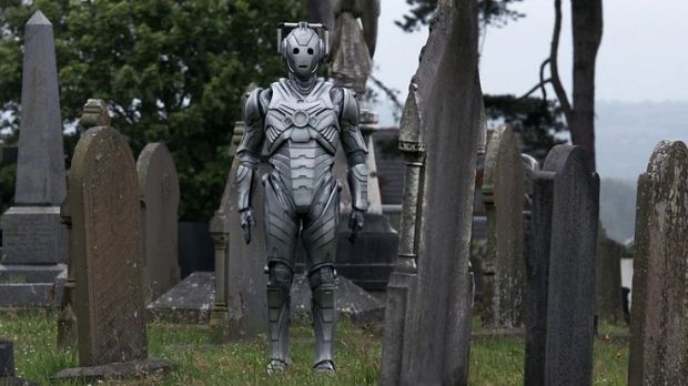 During Earth’s darkest hour, a Cyberman lends a helping hand.