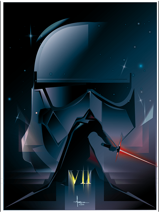 Star Wars_The Force Awakens_Vector Art by Orlando Arocena3