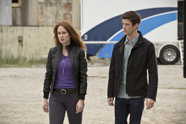 The Flash -- "Plastique" Pictured (L-R): Kelly Frye as Bette and Grant Gustin as Barry Allen -- Photo: Jack Rowand/The CW -- ÃÂ© 2014 The CW Network, LLC. All rights reserved.
