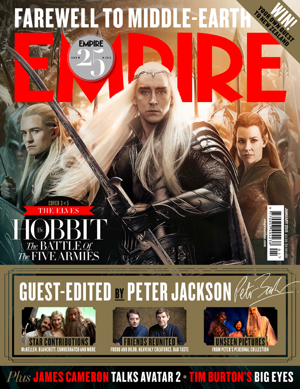The Hobbit_The Battle of the Five Armies_Empire Magazine Cover_Legolas_ Thranduil_Tauriel