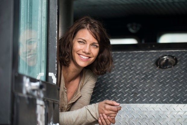 Lauren Cohan as Maggie Greene - The Walking Dead _ Season 5, Episode 5 _ BTS - Photo Credit: Gene Page/AMC