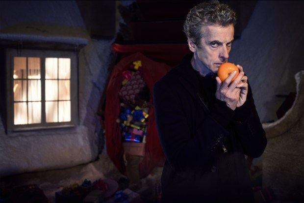 Programme Name: Doctor Who Christmas Special - TX: 25/12/2014 - Episode: Last Christmas, written by Steven Moffat (No. 1) - Picture Shows: Doctor Who (PETER CAPALDI) - (C) BBC - Photographer: David Venni