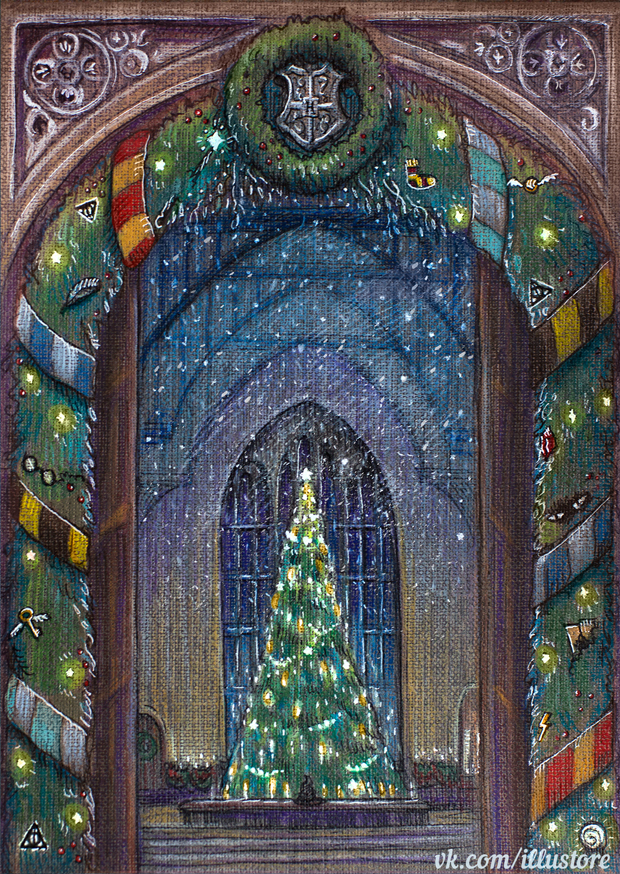 hogwarts_christmas_card_by_nokeek-d89pzyz