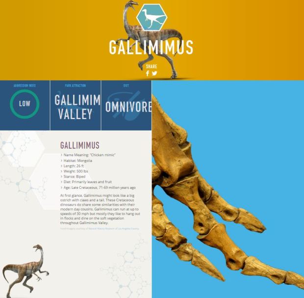 Jurassic World_Gallimimus