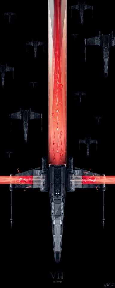 Star Wars_The Force Awakens_Tribute Poster by s2lart