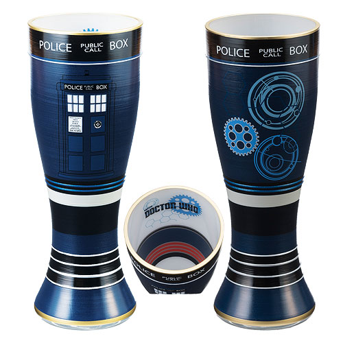 Doctor Who 20 oz. Hand Painted Glass