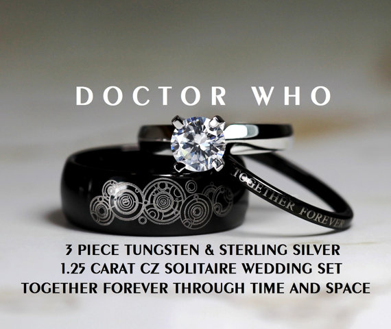 Doctor Who Wedding Ring Set3