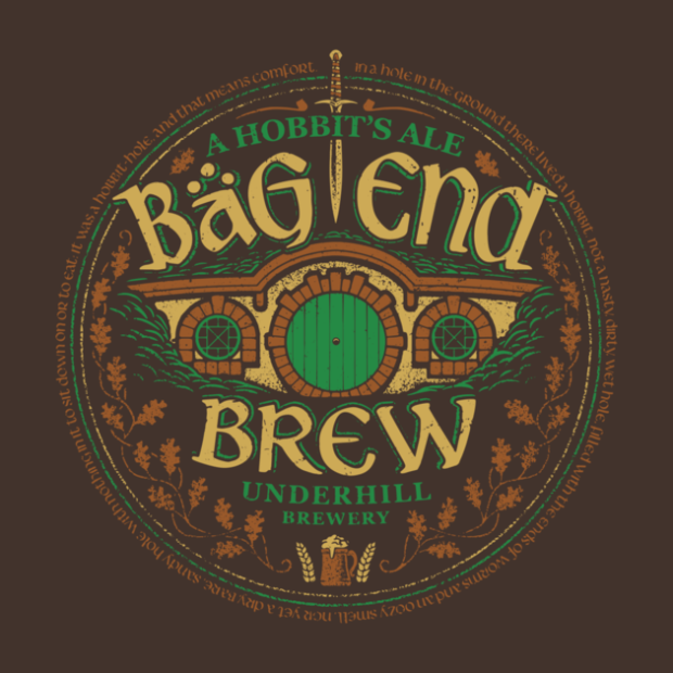 Middle Earth Brews_Bag End Brew_By Cory Freeman Design