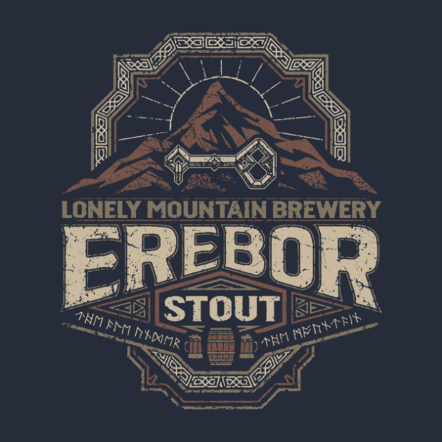Middle Earth Brews_Erebor Stout_By Cory Freeman Design