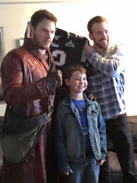 Chris Pratt and Chris Evans